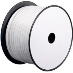 goobay 100m Bulk telefonkabel Hvid